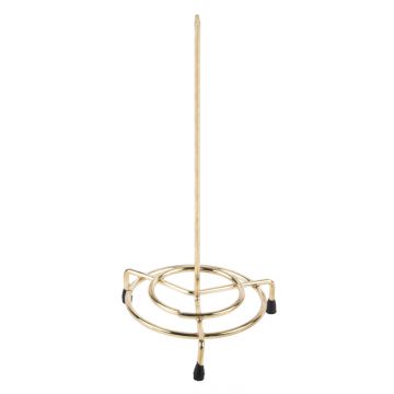 Condiments, Jars, and Bowls: Brass Check Spindle (6 Dozen Case Pack)